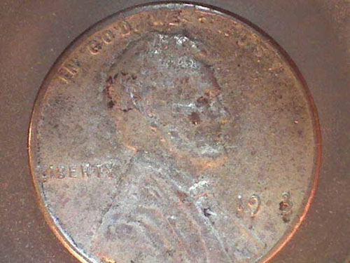 1943-Cent-Grease-Filled-Die